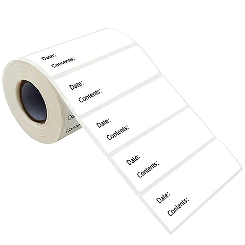 DIKACA Lebensmitteletiketten Selbstklebend pro Rolle Wiederverwendbare Vorratsdosen und Flaschenetiketten Einfach zu Beschriften Haltbar und Wasserbeständig für Kühlschrank und Küche DIKACA Lebensmitteletiketten Selbstklebend pro Rolle Wiederverwendbare Vorratsdosen und Flaschenetiketten Einfach zu Beschriften Haltbar und Wasserbeständig für Kühlschrank und Küche von DIKACA