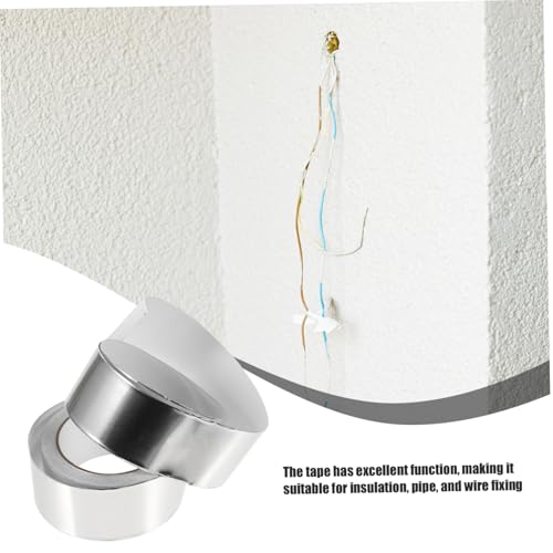 DIKACA Leitfähiges Aluminium Klebeband Selbstklebend Hitzebeständig für Isolierung Abdichtung Schutz Breit für Abschirmung und Reparatur im Haushalt und Werkstatt DIKACA Leitfähiges Aluminium Klebeband Selbstklebend Hitzebeständig für Isolierung Abdichtung Schutz Breit für Abschirmung und Reparatur im Haushalt und Werkstatt von DIKACA