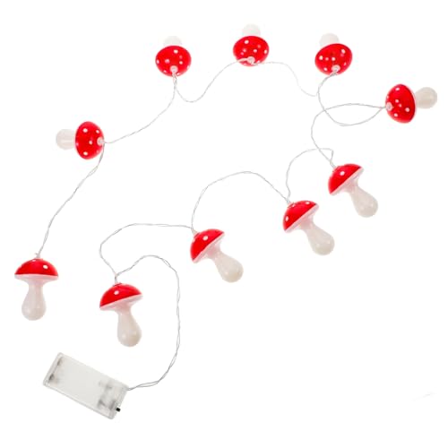 DIKACA Lichterkette Pilze Pilz Party Dekoration Pilz Lichter Outdoor Pilz Büro Vintage Fairycore Pilz Pilz Timer Pvc Rot DIKACA Lichterkette Pilze Pilz Party Dekoration Pilz Lichter Outdoor Pilz Büro Vintage Fairycore Pilz Pilz Timer Pvc Rot von DIKACA