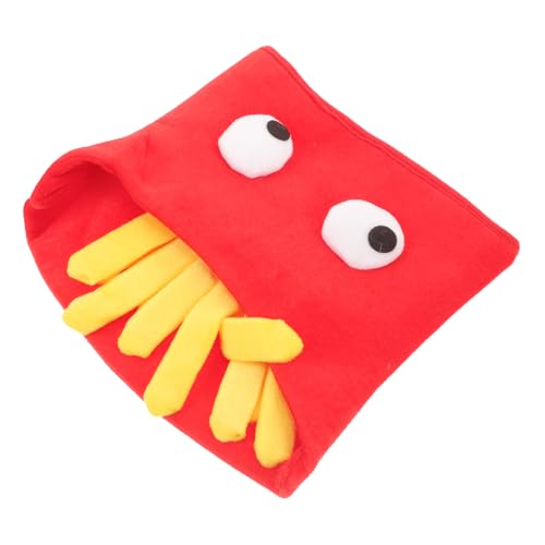 DIKACA Lustige Pommes Frites Mütze Halloween Kostümhut Bequem für Erwachsene Karneval Verkleidung Bühnenrequisit DIKACA Lustige Pommes Frites Mütze Halloween Kostümhut Bequem für Erwachsene Karneval Verkleidung Bühnenrequisit von DIKACA