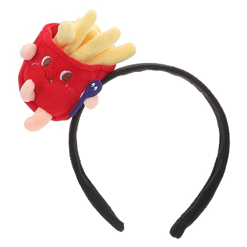DIKACA Lustiges Pommes Frites Stirnband aus Cartoon Kopfschmuck für Damen Party Kostüm Zubehör Kreative Kopfbedeckung für Karneval Geburtstag und Cosplay DIKACA Lustiges Pommes Frites Stirnband aus Cartoon Kopfschmuck für Damen Party Kostüm Zubehör Kreative Kopfbedeckung für Karneval Geburtstag und Cosplay von DIKACA