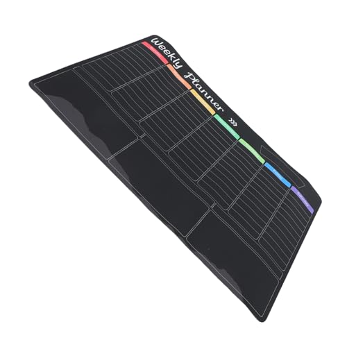 DIKACA Magnetischer Kühlschrankplaner mit Markern und Radiergummi Wiederverwendbarer Abwischbarer Wochen und Monatskalender Schwarzes Trocken Abwischbares Board für Familiennachrichten DIKACA Magnetischer Kühlschrankplaner mit Markern und Radiergummi Wiederverwendbarer Abwischbarer Wochen und Monatskalender Schwarzes Trocken Abwischbares Board für Familiennachrichten von DIKACA