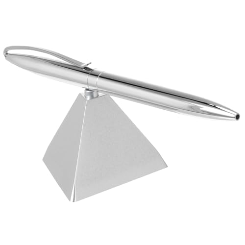 DIKACA Magnetischer Kugelschreiber mit Dreieckigem Sockel Büro Schreibstift für Männer Rutschfest Klare Schrift Komfortabler Griff Geeignet für Büro Schule Geschäft Vatertagsgeschenk von DIKACA