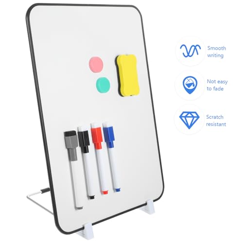 DIKACA Magnetisches Whiteboard mit Ständer Doppelseitig Beschreibbar Kratzfest und Leicht Abwischbar für Büro Schule und Zuhause Inklusive Marker und Radiergummi Zufällige Farbe DIKACA Magnetisches Whiteboard mit Ständer Doppelseitig Beschreibbar Kratzfest und Leicht Abwischbar für Büro Schule und Zuhause Inklusive Marker und Radiergummi Zufällige Farbe von DIKACA