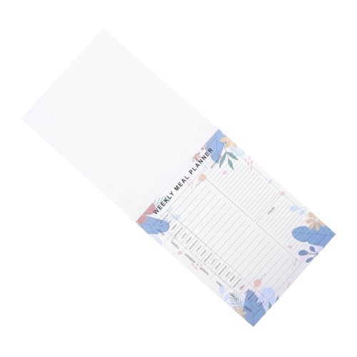 DIKACA Mahlzeiten Und Rezeptnoten Täglicher Aufgabenplaner Essensplaner Und Einkaufsliste Notizblock Für Den Kühlschrank Täglicher Planer Reinigungsplan Und Checkliste Wochenplaner Papier von DIKACA