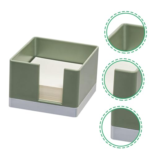 DIKACA Memo Pad Box mit Haftnotizen Praktischer Schreibtisch Organizer für Büro und Schule Kompakter Notizpapierhalter zum Planen und Erinnern für Zuhause und Arbeitsplatz Grün DIKACA Memo Pad Box mit Haftnotizen Praktischer Schreibtisch Organizer für Büro und Schule Kompakter Notizpapierhalter zum Planen und Erinnern für Zuhause und Arbeitsplatz Grün von DIKACA
