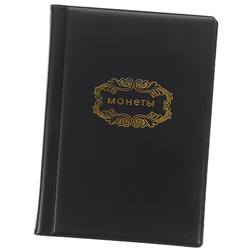 DIKACA Münzsammlungsbuch Kartenbinder für Sammler Buchaufkleber Sammelbuch Plattenständer scrapbook scheckheft aktenordner Münzalbum zum Sammeln Alben zum Organisieren von Pu Black DIKACA Münzsammlungsbuch Kartenbinder für Sammler Buchaufkleber Sammelbuch Plattenständer scrapbook scheckheft aktenordner Münzalbum zum Sammeln Alben zum Organisieren von Pu Black von DIKACA