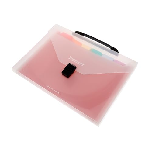 DIKACA Multilagiger Dokumenten Organizer Fächermappe mit Fächern Ordner Tasche für Büro Schule Tragbarer Datei Organizer für Wichtige Dokumente von DIKACA
