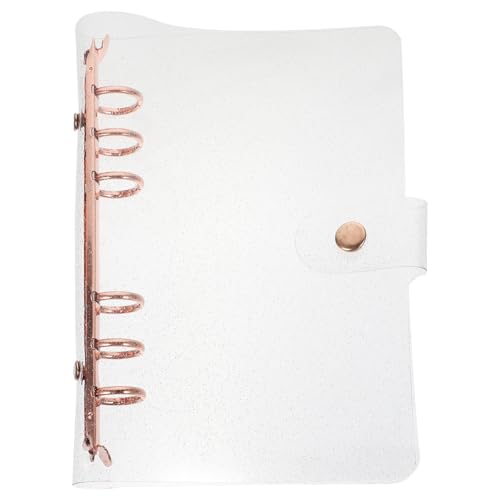 DIKACA Notepad Hülle Transparent PVC Glitzer Notizbuch Schutzhülle Roségold Leicht Rutschfest für Schule Studenten DIKACA Notepad Hülle Transparent PVC Glitzer Notizbuch Schutzhülle Roségold Leicht Rutschfest für Schule Studenten von DIKACA