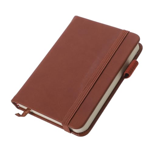 DIKACA Notizblock mit Imitatleder Umschlag Kleines Tragbares Pocket Notebook für Effizientes Schreiben Dicke Innenseiten Handliches Tagebuch für Arbeit Reisen Kreative Notizen Braun DIKACA Notizblock mit Imitatleder Umschlag Kleines Tragbares Pocket Notebook für Effizientes Schreiben Dicke Innenseiten Handliches Tagebuch für Arbeit Reisen Kreative Notizen Braun von DIKACA
