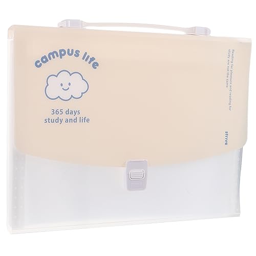 DIKACA Ordner Organpaket mappen aktenmappe ordnee Handheld-Organizer unterlagenmappe Papier Lagerung Ablageordner Aktenordner aus Kunststoff Akkordeon-Dateiordner-Organizer Plastik Green von DIKACA