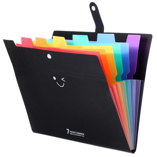 DIKACA PP Fächermappe Fächer Erweiterbar Heavy Duty Dateiordner Organizer Große Kapazität Leicht Tragbar mit Farbigen Trennblättern für Dokumente Reise Büro Schule DIKACA PP Fächermappe Fächer Erweiterbar Heavy Duty Dateiordner Organizer Große Kapazität Leicht Tragbar mit Farbigen Trennblättern für Dokumente Reise Büro Schule von DIKACA