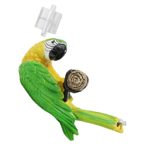 DIKACA Papageienbandhalter Vogelbandhalter Resin Staue Washi Tape Cutter Klebebandspender Washi-Tape-Cutter Klebeband-Spender-Schreibtisch Klebebandhalter süß papageien dekorationen Harz von DIKACA