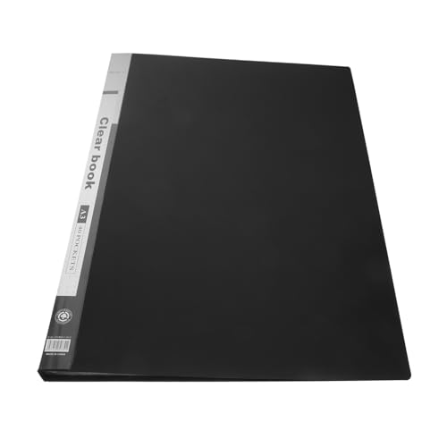 DIKACA Portfolio Ordner mit Klarsichthüllen Dokumenten Organizer für Kunstprojekte Berichte Lebensläufe Robust und Leicht für Schule und Büro von DIKACA