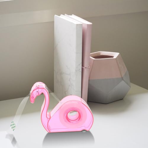 DIKACA Praktischer Klebeband abroller aus Hochwertigem Kunststoff Handlich und Langlebig als Multifunktionaler Tisch organizer für Büro Schule und Zuhause Inklusive Effizientem Tape von DIKACA