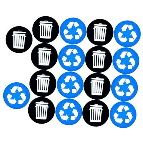 DIKACA Recycling Aufkleber Selbstklebend Mülltonnen Beschriftung für Abfalltrennung im Innen Außenbereich Praktische Müllsortier Sticker für Saubere Umwelt DIKACA Recycling Aufkleber Selbstklebend Mülltonnen Beschriftung für Abfalltrennung im Innen Außenbereich Praktische Müllsortier Sticker für Saubere Umwelt von DIKACA