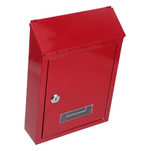 DIKACA Retro-wand-briefkasten Mit Schloss, Weißblech, Pfostenmontage-briefkasten, Briefkasten, Vorschlagskasten Für Zuhause, Büro, Außentür DIKACA Retro-wand-briefkasten Mit Schloss, Weißblech, Pfostenmontage-briefkasten, Briefkasten, Vorschlagskasten Für Zuhause, Büro, Außentür von DIKACA