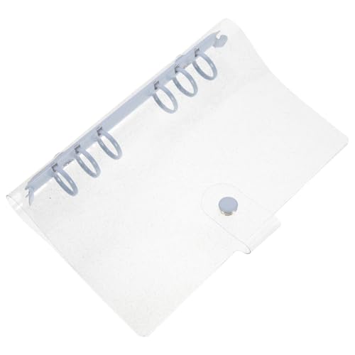 DIKACA Ringbuchordner Transparent PVC Wiederverwendbar Reißfester Ordner Reise Notizbuchhülle Für Schule Büro Dokumentenorganisation von DIKACA
