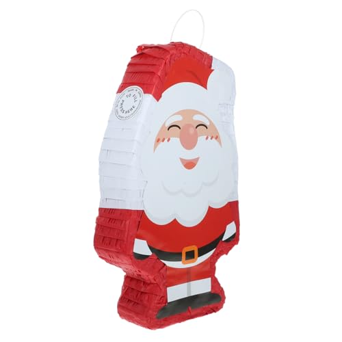 DIKACA Santa Pinata Türklingel Weihnachtspinatas Piñata Weihnachten Weihnachts-Tags für Noel weihnachtsmann dekoration Weihnachtsmann-Partydekoration Party-Anhänger Papier von DIKACA