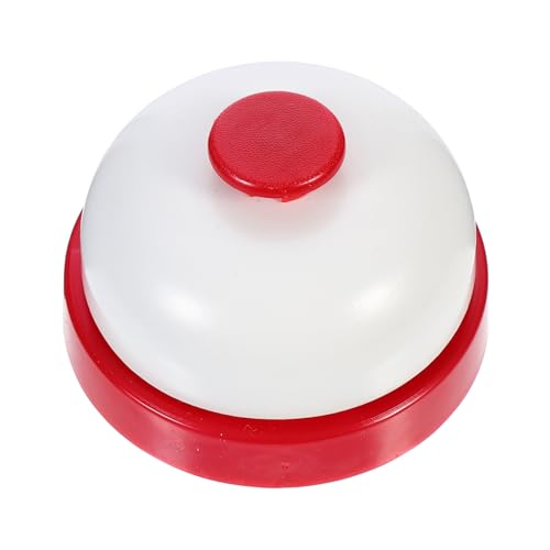 DIKACA Serviceglocke Tischklingel mit Lautem Klang Handbediente Rufglocke für Restaurant Hotel Bar Vielseitige Klingel für Empfang und Küche Rotes Design Einfache Bedienung DIKACA Serviceglocke Tischklingel mit Lautem Klang Handbediente Rufglocke für Restaurant Hotel Bar Vielseitige Klingel für Empfang und Küche Rotes Design Einfache Bedienung von DIKACA