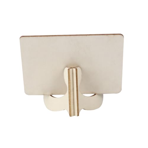 DIKACA Sitzplatte visitenkarten halterung hochzeitsdeko Schilderhalter holzbretter bauholz Ort Kreideschilder für den Essenstisch Mini Tafel Staffelei Zeichen Mini-Tafel Staffelei Hölzern von DIKACA