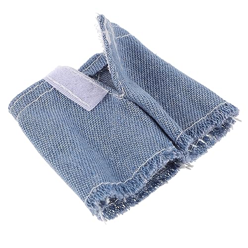 DIKACA Spielzeughöschen Puppen Kleidung für puppenkleidung Puppenhöschen ankleidepuppe Puppenoutfit Puppenhosenspielzeug Puppe verkleiden Zubehör Puppenzubehör Hose für Puppe Stoff Blue von DIKACA