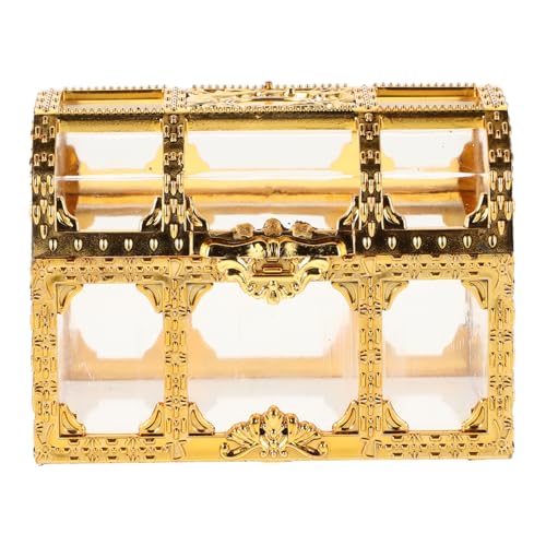 DIKACA Süßigkeiten Transparente Goldene Aufbewahrungsbox für Hochzeiten Geburtstagsfeiern und Vielseitig Einsetzbar für Dekoration DIKACA Süßigkeiten Transparente Goldene Aufbewahrungsbox für Hochzeiten Geburtstagsfeiern und Vielseitig Einsetzbar für Dekoration von DIKACA