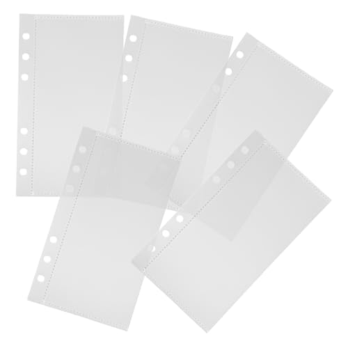 DIKACA Täglichen Gebrauch 5pc Binder Taschen Einsätze Lose Blatt Tasche Für Geld Binder von DIKACA