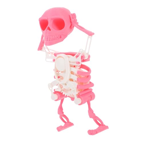 DIKACA Tanzender Totenkopf Linderungsspielzeug Skelett-tanzspielzeug Skelettstatue Menschliches Skelettspielzeug Lustiges Skelettspielzeug Tischdekoration 3D Plastik Stressabbauer Unruhig von DIKACA