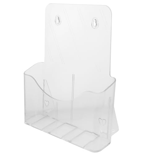 DIKACA Transparente Aufbewahrungsbox Klarer Literaturhalter Hängender Wandordner-organizer Aktenordner Zum Aufhängen An Der Wand Menühalter Einzelne Schicht Abs Dreifach Gefaltet A4 DIKACA Transparente Aufbewahrungsbox Klarer Literaturhalter Hängender Wandordner-organizer Aktenordner Zum Aufhängen An Der Wand Menühalter Einzelne Schicht Abs Dreifach Gefaltet A4 von DIKACA