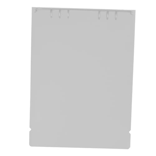 DIKACA Transparenter Kunststoff-ordner Dokumentenmappe Ringbuch Schnellhefter Stabil Schmutzabweisend Langlebig Notizbuch Hülle für Planer und Loseblatt Organizer von DIKACA