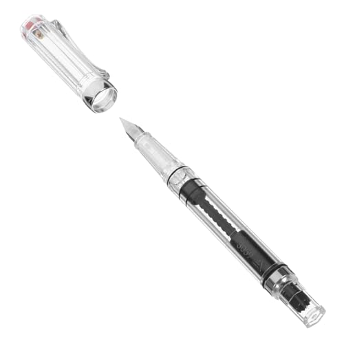 DIKACA Transparenter Stift Füllfederhalter Für Kalligraphiestifte Tintenschreibstifte Feine Spitze Schriftstifte Schilderstifte Bürostift Geschenkstift Tragbare DIKACA Transparenter Stift Füllfederhalter Für Kalligraphiestifte Tintenschreibstifte Feine Spitze Schriftstifte Schilderstifte Bürostift Geschenkstift Tragbare von DIKACA