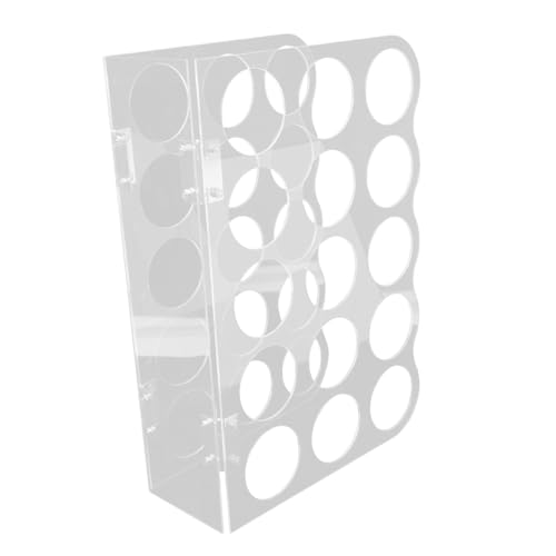 DIKACA Vinyl Rollenhalter Aufbewahrungsregal für Bastelpapier und Geschenkpapier Transparentes Aufbewahrungsständer für Bastelraum Vielseitig für Vinylrollen und Verpackungsmaterial DIKACA Vinyl Rollenhalter Aufbewahrungsregal für Bastelpapier und Geschenkpapier Transparentes Aufbewahrungsständer für Bastelraum Vielseitig für Vinylrollen und Verpackungsmaterial von DIKACA