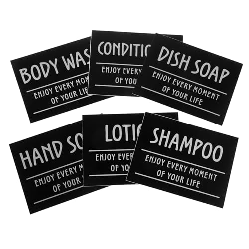 DIKACA Wasserdichte Badezimmer etiketten Selbstklebend für Shampoo Duschgel Flaschen Minimalistische Aufkleber zur Praktischen Aufbewahrung und Organisation DIKACA Wasserdichte Badezimmer etiketten Selbstklebend für Shampoo Duschgel Flaschen Minimalistische Aufkleber zur Praktischen Aufbewahrung und Organisation von DIKACA