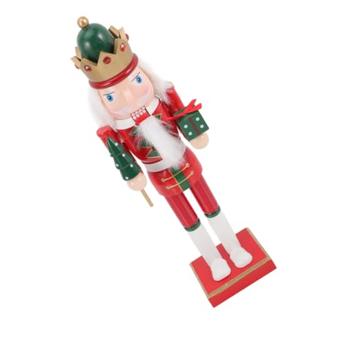 DIKACA Weihnachtlicher Holzsoldat Holzfigur Lackiert Langlebig für Regal Weihnachtsbaum Büro Tischdekoration Festliche Holzfigur DIKACA Weihnachtlicher Holzsoldat Holzfigur Lackiert Langlebig für Regal Weihnachtsbaum Büro Tischdekoration Festliche Holzfigur von DIKACA