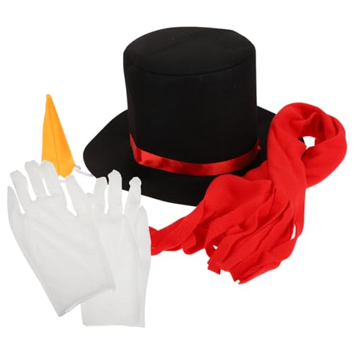 DIKACA Weihnachtlicher Schneemann Hut Teilig Leichtes DIY Schneemann Kostüm Zubehör Karottennase und Weihnachtsdeko für Erwachsene und Festliche Bastelidee DIKACA Weihnachtlicher Schneemann Hut Teilig Leichtes DIY Schneemann Kostüm Zubehör Karottennase und Weihnachtsdeko für Erwachsene und Festliche Bastelidee von DIKACA