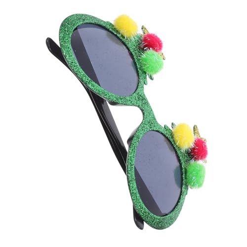 DIKACA Weihnachtsdekorationsbrille Weihnachtsbrille Foto Requisiten Urlaubsbrille Partybrille Für Erwachsene Weihnachtspartybrille Urlaubsbrille Für Erwachsene Partybrillenrahmen von DIKACA
