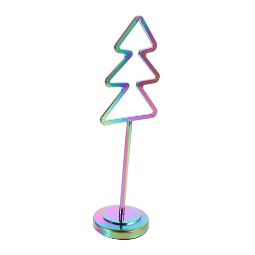 DIKACA Weihnachtskartenhalter Stand für Schreibtisch Multifunktionaler Kartenständer mit Memo Clips Rostfreier Kartenhalter für Weihnachtskarten Fotos und Notizen Langlebig von DIKACA
