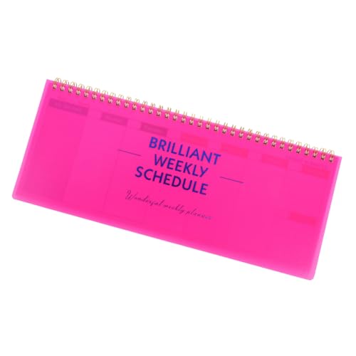 DIKACA Wöchentlicher Planer Notizblock mit Spiralbindung Undatiertes Wochenplaner Notizbuch für Aufgabenlisten Terminübersicht und Habit Tracker Rosa für Schule und Effiziente Zeitplanung DIKACA Wöchentlicher Planer Notizblock mit Spiralbindung Undatiertes Wochenplaner Notizbuch für Aufgabenlisten Terminübersicht und Habit Tracker Rosa für Schule und Effiziente Zeitplanung von DIKACA
