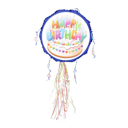 DIKACA Geburtstagskuchen Spiele für Kindergeburtstage traditionelle Pinata Ornament hochzeitsdeko Geburtstagsdekoration Geburtstagstorte Piñata groß schmücken Requisiten Dekorationen von DIKACA