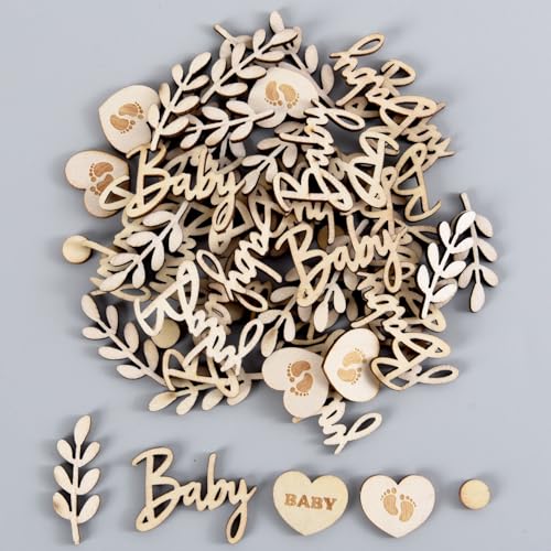 60 Stück Babyparty Konfetti Holz Boho Rustikal Neutral Tisch Konfetti Babyparty Tisch Streudekorationen Jungen Mädchen Uni 60 Stück Babyparty Konfetti Holz Boho Rustikal Neutral Tisch Konfetti Babyparty Tisch Streudekorationen Jungen Mädchen Uni von DILUSILK
