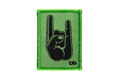 DIME BAGS Austauschbare Flicken, Klettverschluss-Patches für Rucksäcke, Mützen, Jacken und Dime-Taschen, individuelle Anpassung (Rock On) von DIME BAGS