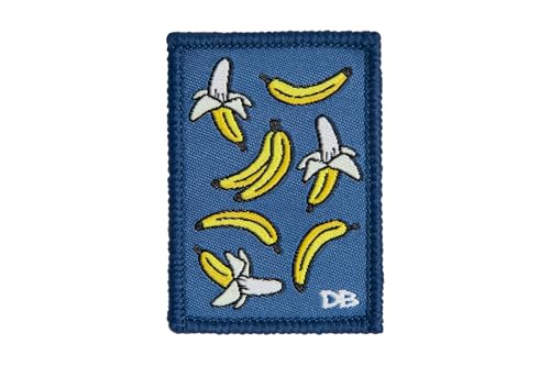 DIME BAGS Austauschbare Flicken, Klettverschluss-Patches für Rucksäcke, Mützen, Jacken und Dime-Taschen (Banana) von DIME BAGS