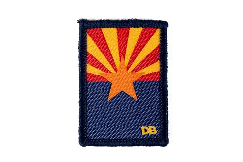 DIME BAGS Austauschbare Flicken, Klettverschluss-Patches für Rucksäcke, Mützen, Jacken und Dime-Taschen (Bundesstaat Arizona) von DIME BAGS