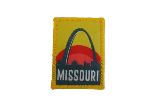 DIME BAGS Austauschbare Flicken, Klettverschluss-Patches für Rucksäcke, Mützen, Jacken und Dime-Taschen (Bundesstaat Missouri) von DIME BAGS