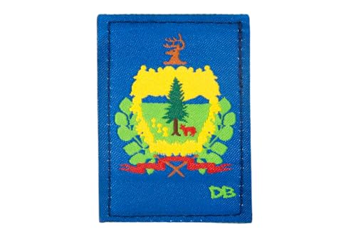 DIME BAGS Austauschbare Flicken, Klettverschluss-Patches für Rucksäcke, Mützen, Jacken und Dime-Taschen (Bundesstaat - Vermont) von DIME BAGS