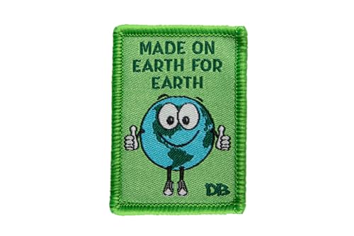 DIME BAGS Austauschbare Flicken, Klettverschluss-Patches für Rucksäcke, Mützen, Jacken und Dime-Taschen (Made On Earth) von DIME BAGS
