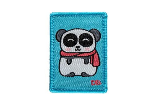DIME BAGS Austauschbare Flicken, Klettverschluss-Patches für Rucksäcke, Mützen, Jacken und Dime-Taschen (Pandabär) von DIME BAGS