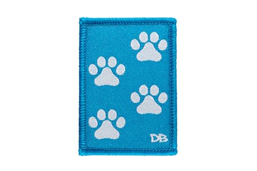 DIME BAGS Austauschbare Flicken, Klettverschluss-Patches für Rucksäcke, Mützen, Jacken und Dime-Taschen (Pfotenabdrücke) von DIME BAGS