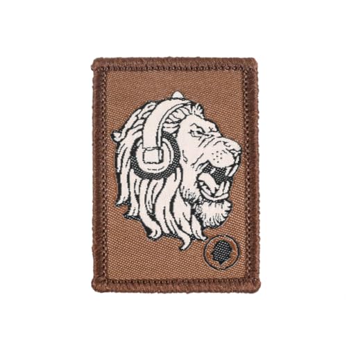 DIME BAGS Austauschbare Flicken, Klettverschluss-Patches für Rucksäcke, Mützen, Jacken und Dime-Taschen (Roar Music) von DIME BAGS